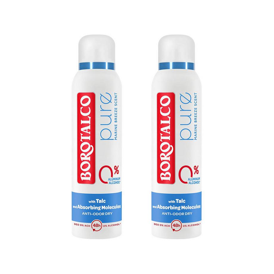 BOROTALCO  Deo Pure Marine Scent Spray Duo 