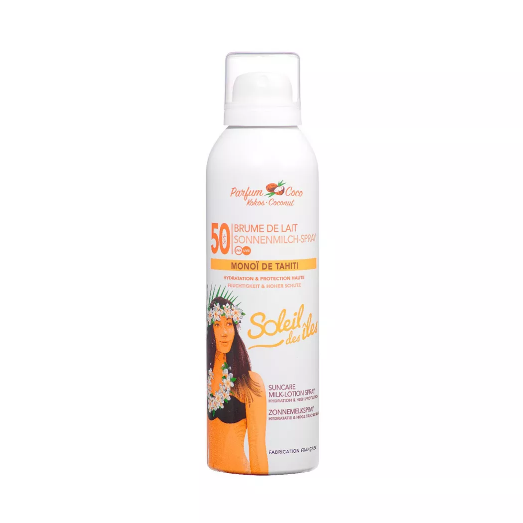 Soleil des îles Brume de Lait SPF50 Parfum Coco 150 ml - Spray 150 ml