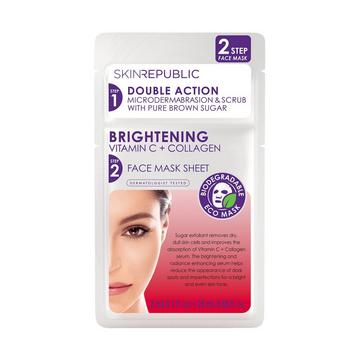 2 Step Brightening Vitamin C & Collagen Face Mask