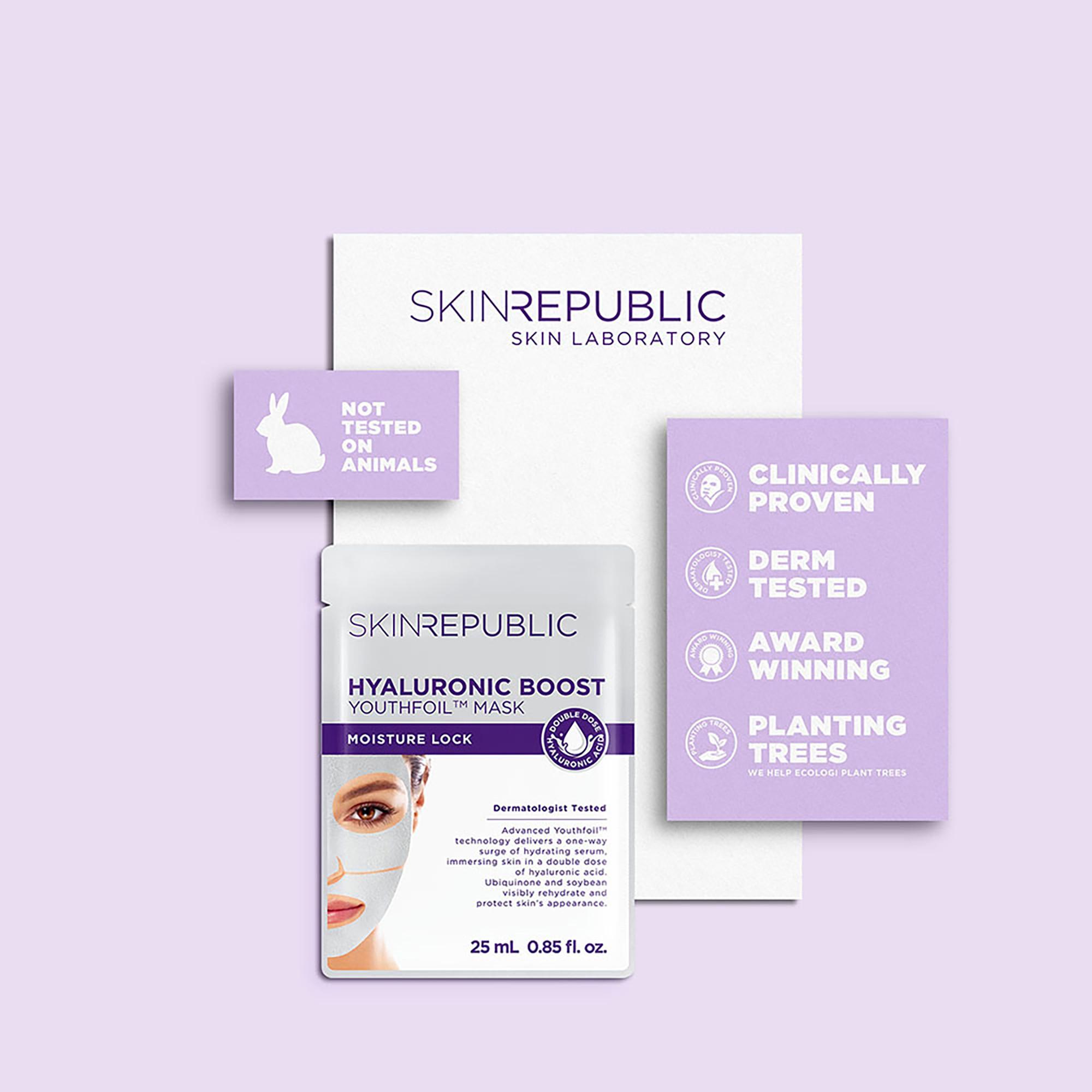 Skin republic Hyaluronic Boost Youthfoil Hyaluronic Boost Face Mask 