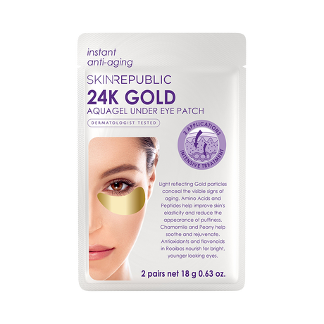 Skin republic  24K Gold Aquagel Under Eye Patches (2 pairs) 