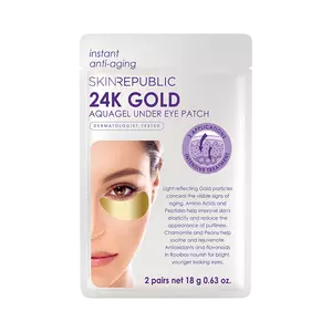 24K Gold Aquagel Under Eye Patches (2 pairs)