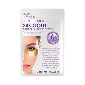 24K Gold Aquagel Under Eye Patches (2 pairs)