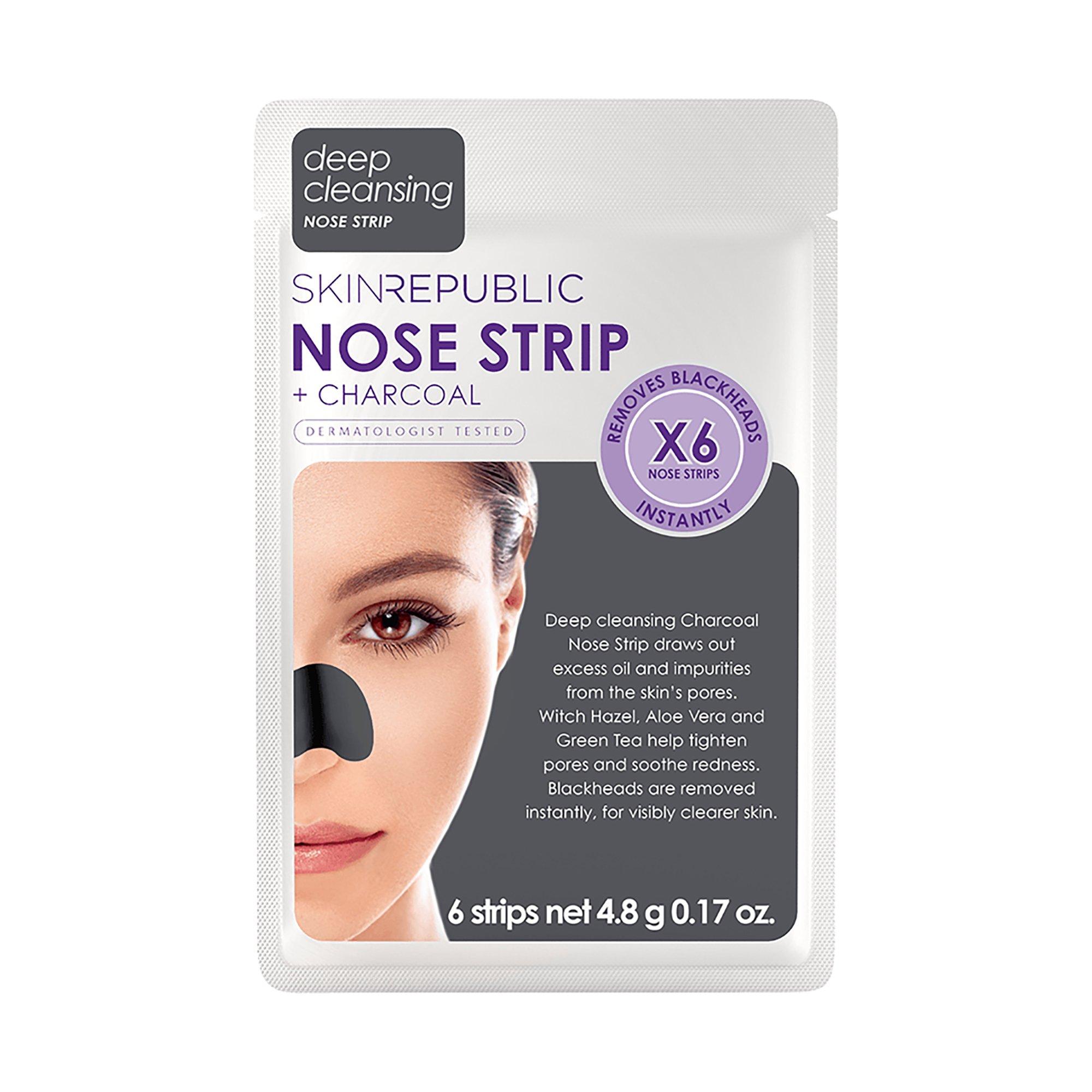 Image of Skin republic Charcoal Nose Strips - 6 Stück