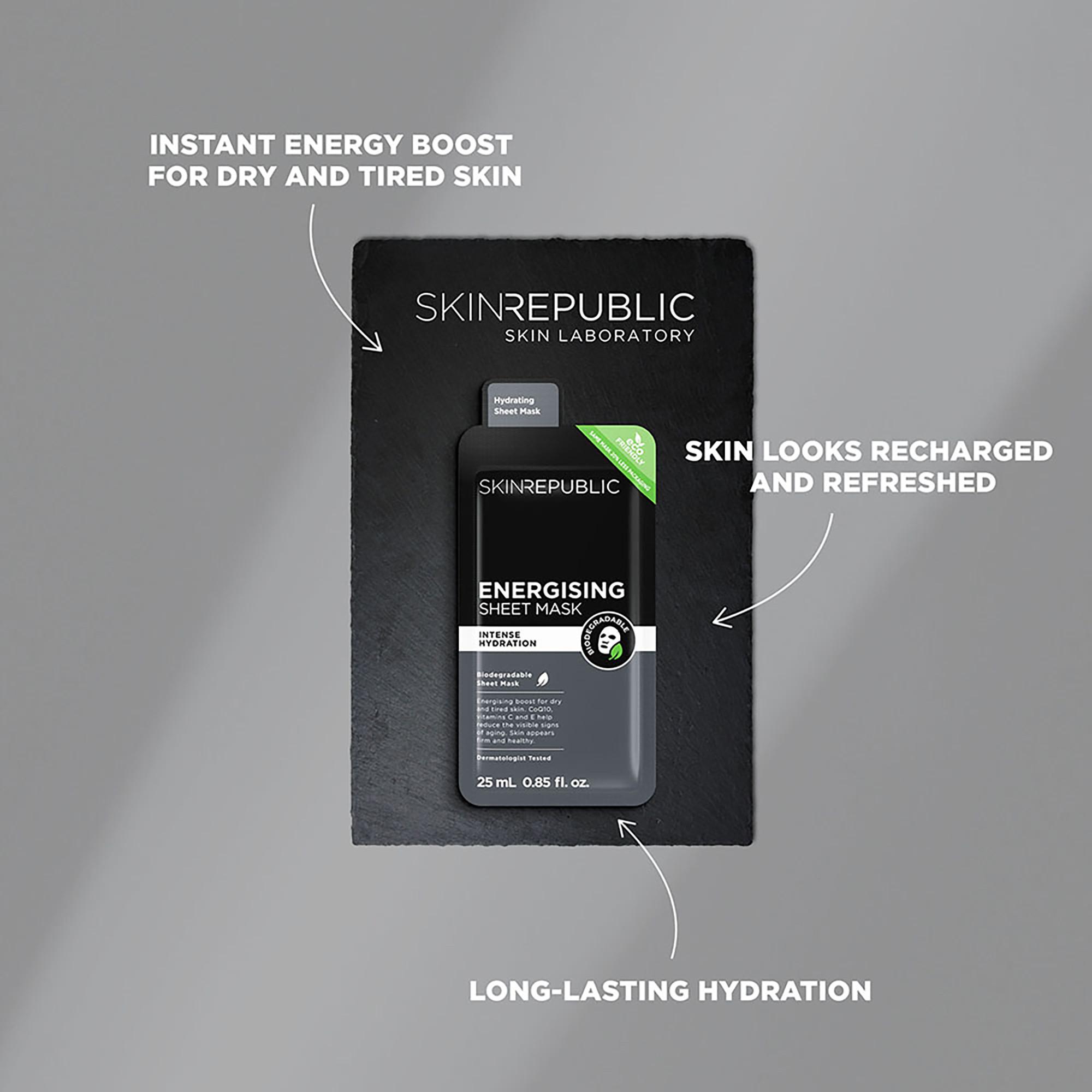 Skin republic Men's Energising Men's Energising Face Mask Sheet 