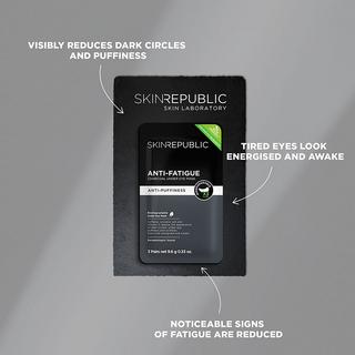 Skin republic Men's Anti-Fatigue Charcoal Anti-Fatigue Under Eye Patch for Men 