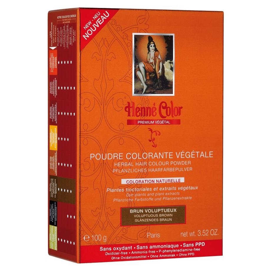 Henne Color  Poudre Colorante Végétale Brun Voluptueux 