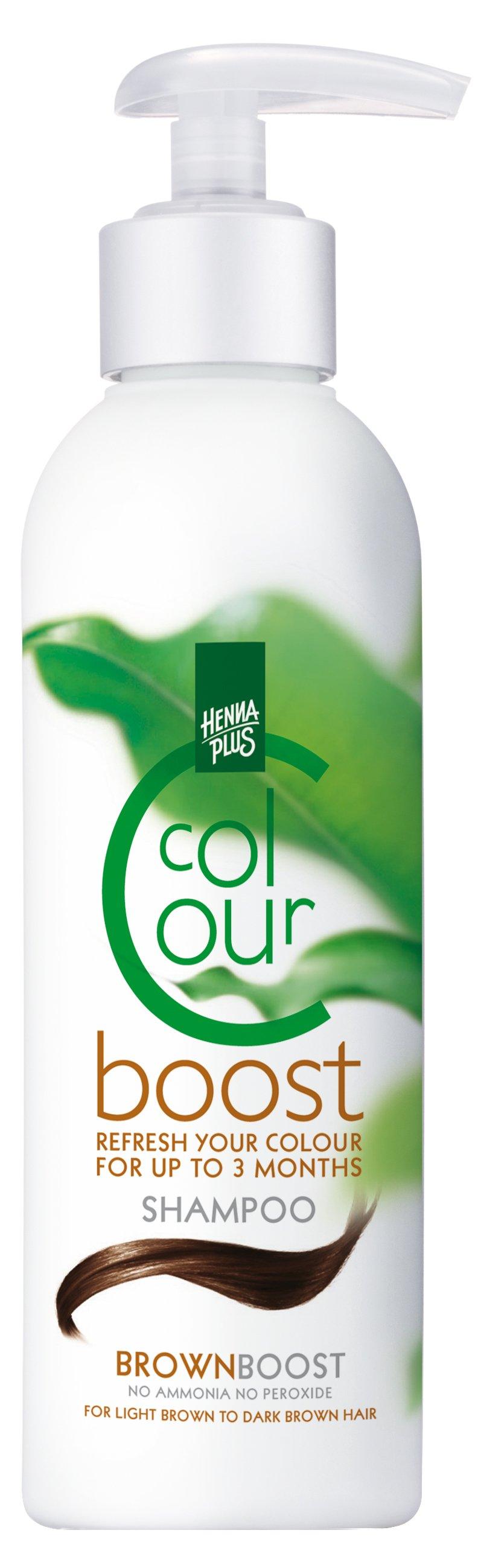 Image of HENNAPLUS Colour Boost Shampoo Brown - 200ml