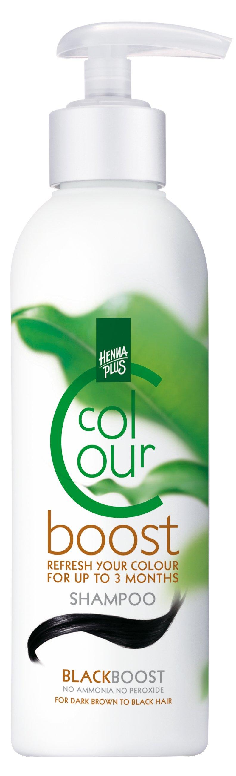 Image of HENNAPLUS Colour Boost Shampoo Black - 200ml