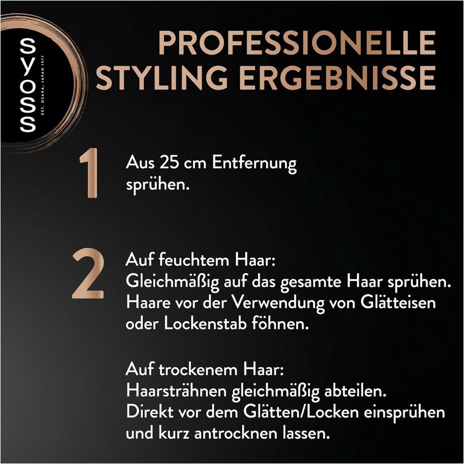 syoss Heat protein Styling - Spray Keratin Heat Protect 