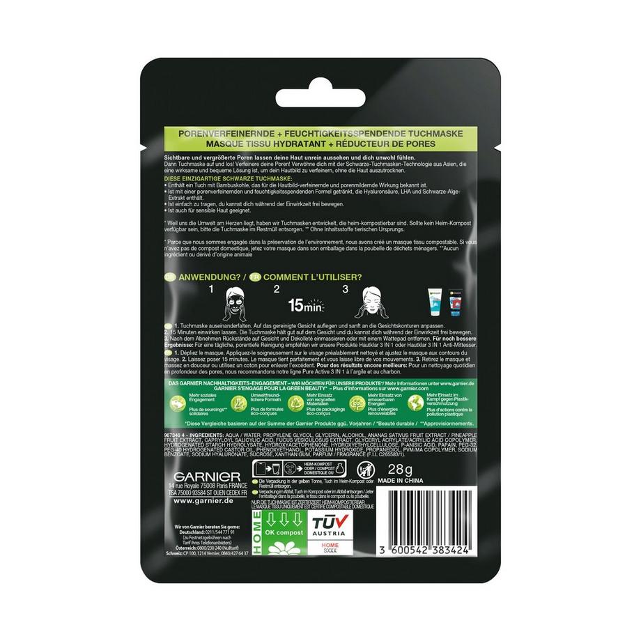 GARNIER Charcoal & algae CHARCOAL&ALGAE 