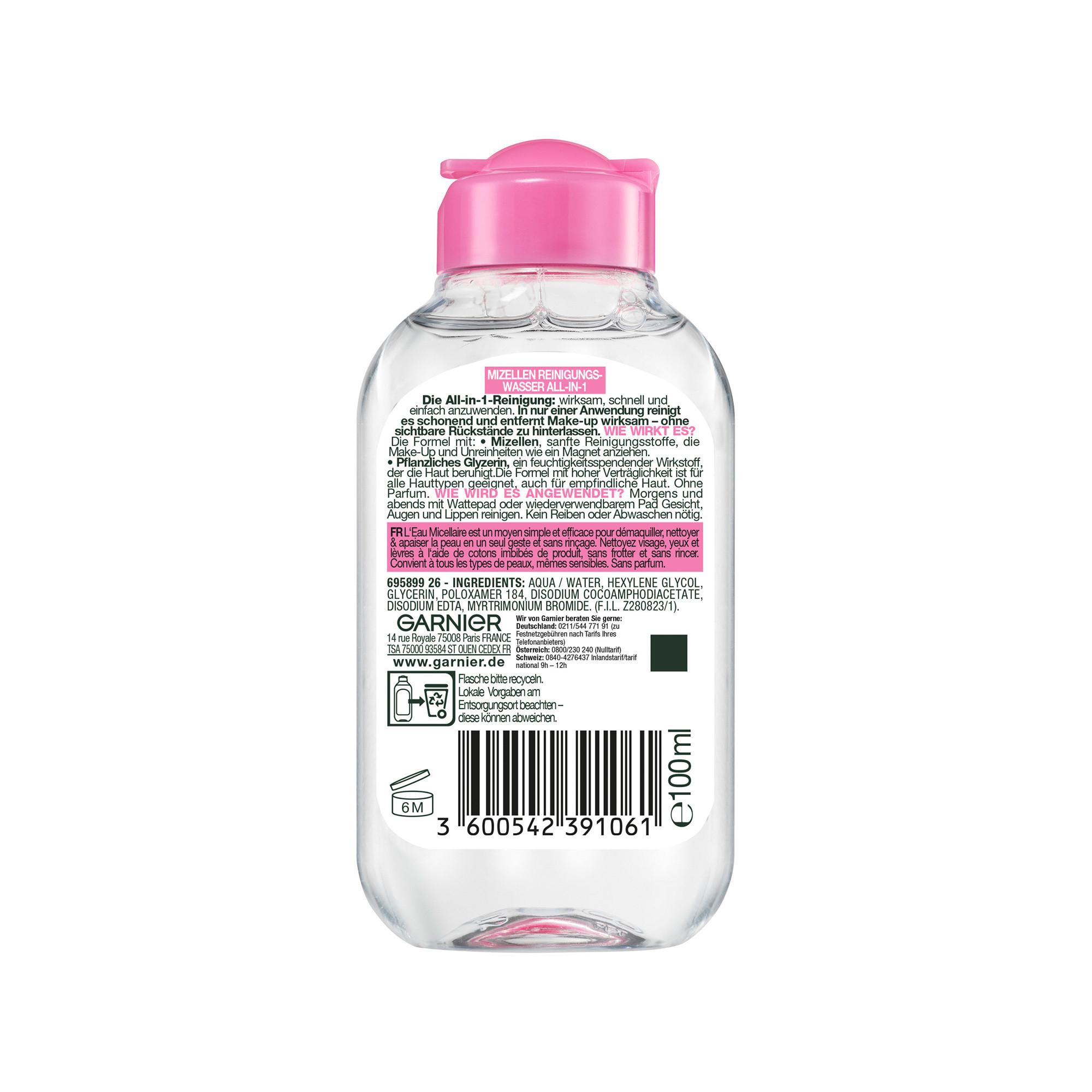 GARNIER SkinActive Mizellen Reinigungs-Wasser All-in-1 