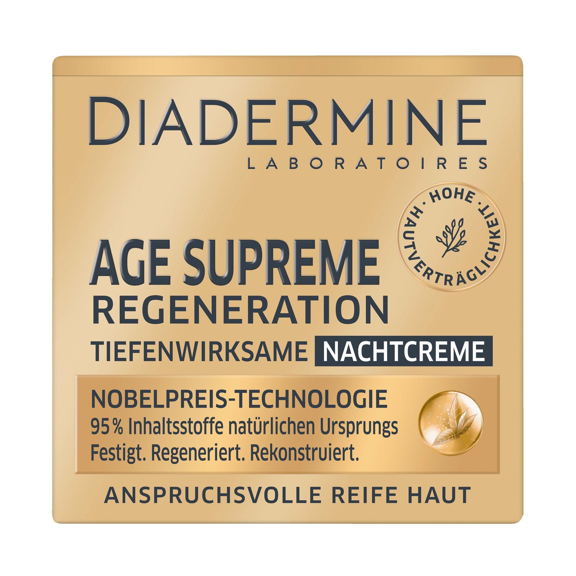 Image of DIADERMINE Super regenerant Age Supreme Regeneration Nachtcreme von Diadermine - 50ml