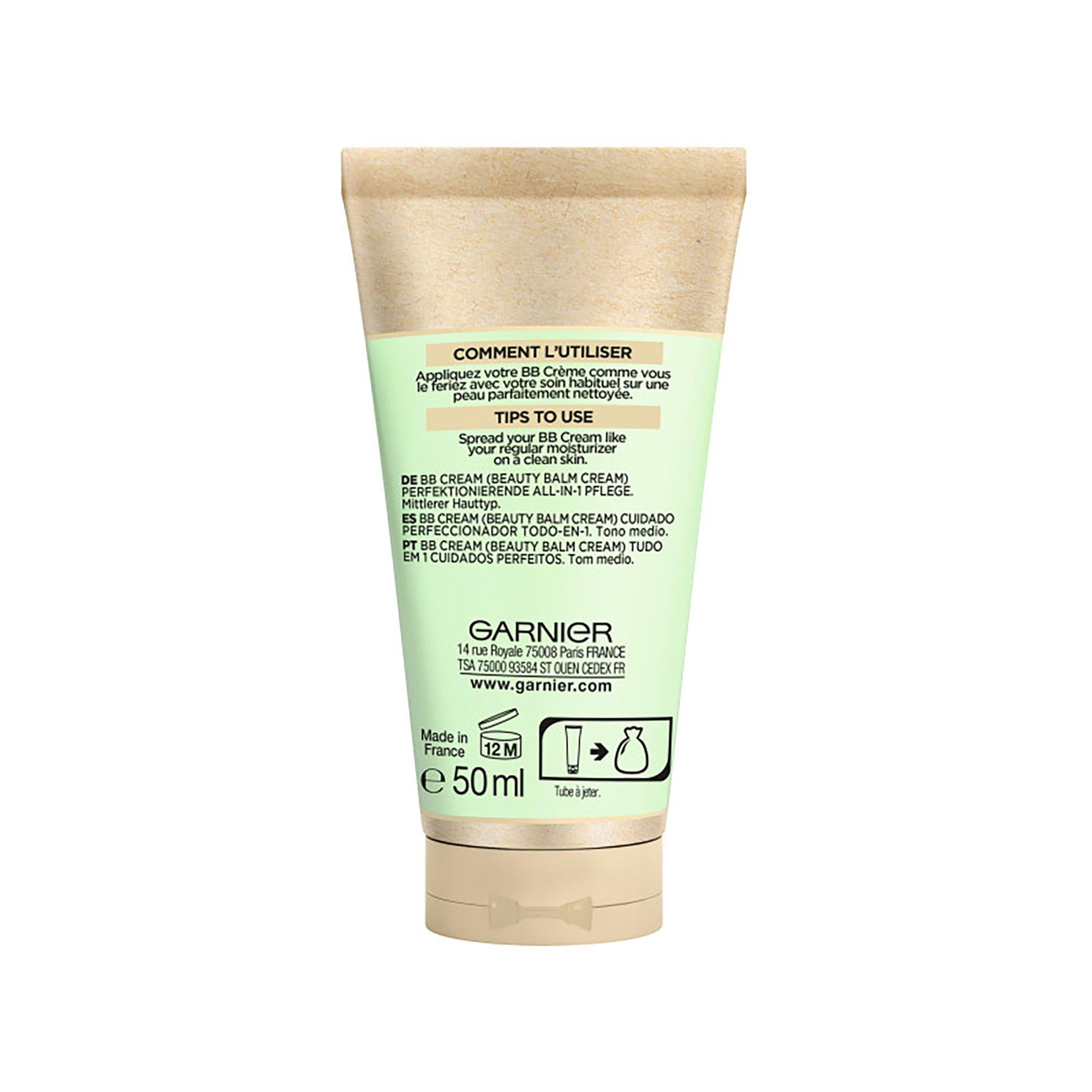 GARNIER  BB Cream Miracle Skin Perfector – pour Peaux Normales à Moyennes 