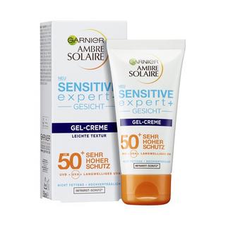 AMBRE SOLAIRE Ambre Solaire Sensitive Expert+ Gel SPF 50 Sensitive expert+ Visage Gel-Crème FPS 50+ 