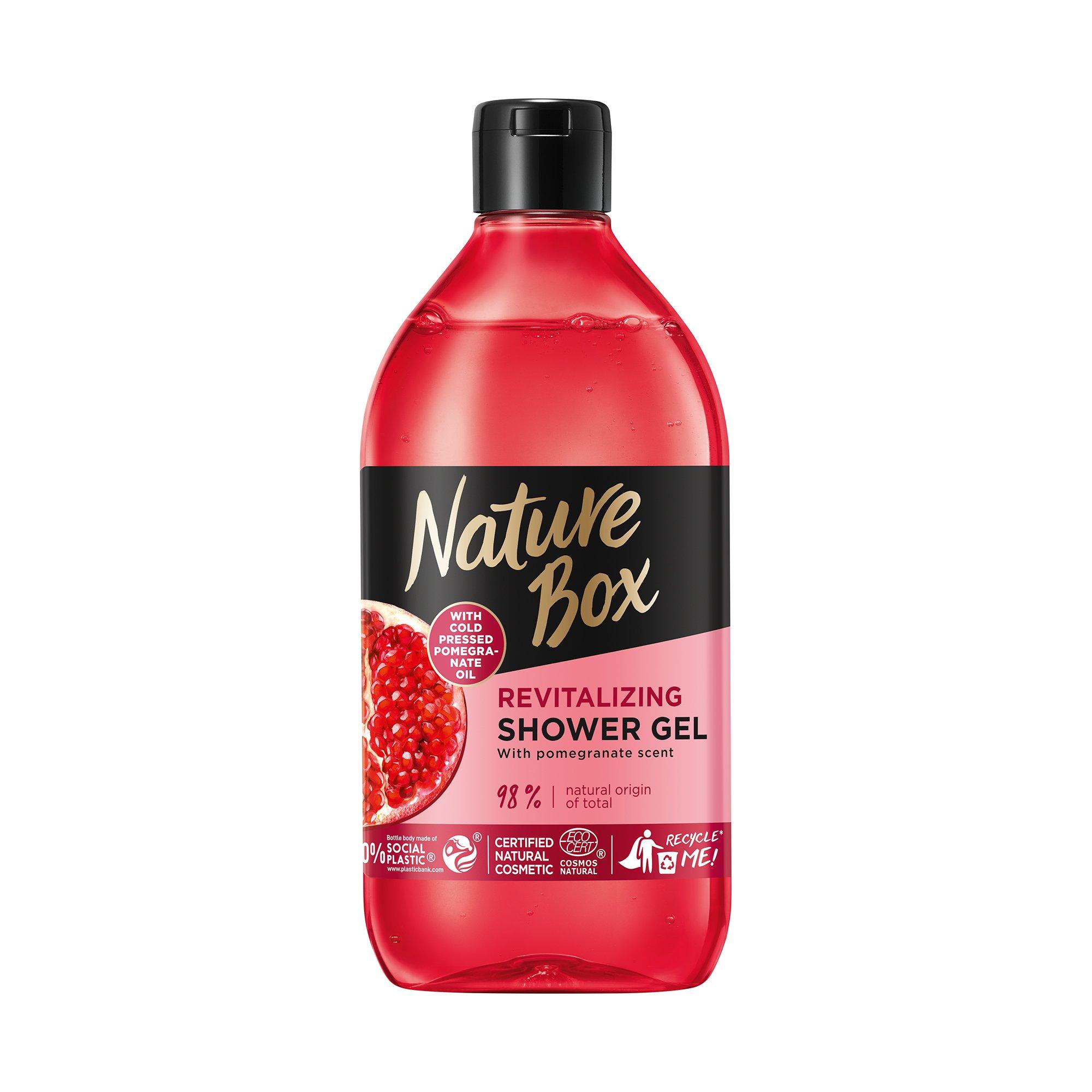 Image of NATURE BOX Granatapfel Revitalisierendes Duschgel mit Granatapfel-Öl - 385ml