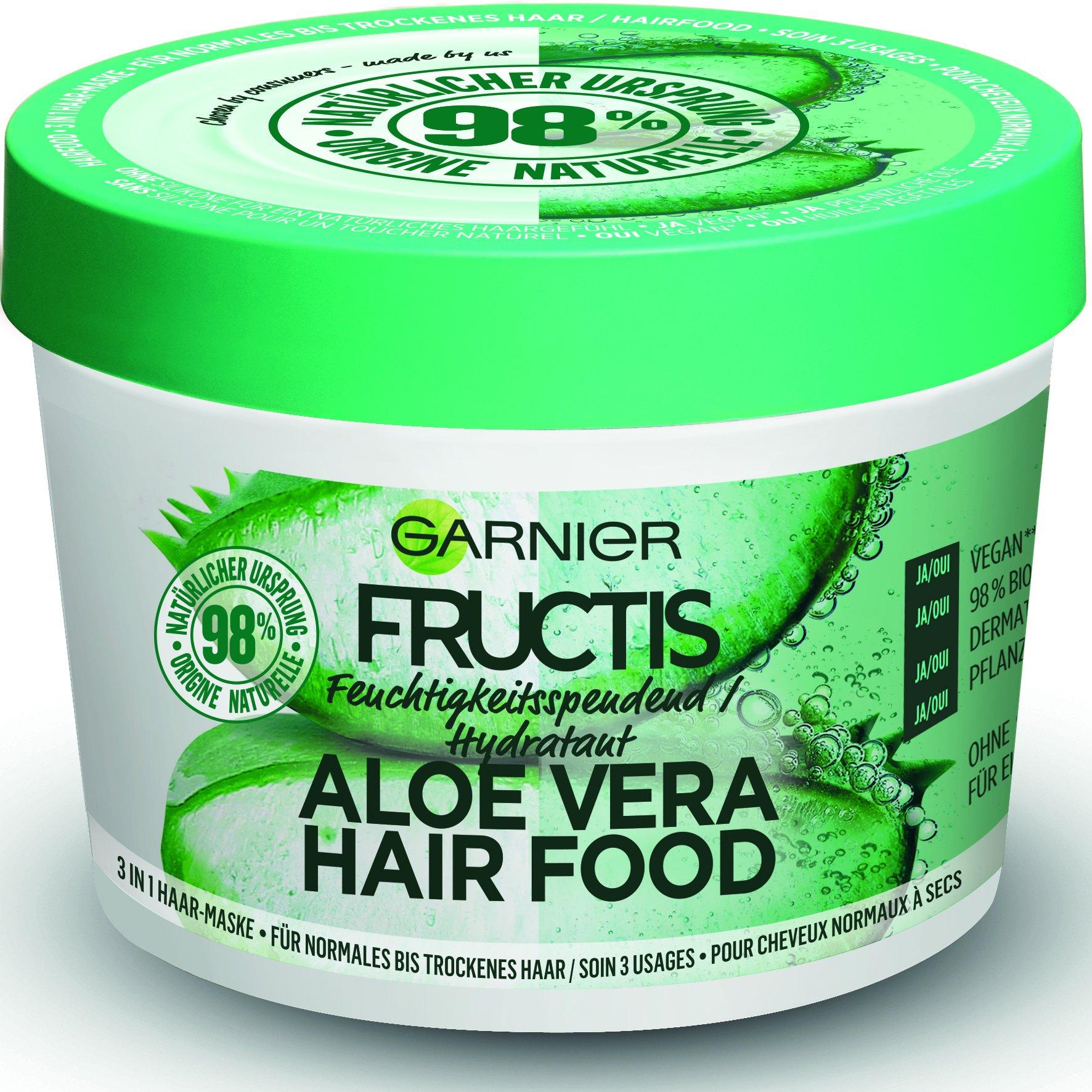 Image of FRUCTIS Hair Food Aloe Vera Fructis Aloe Vera Hair Food 3 in 1 Haar Maske - 390ml