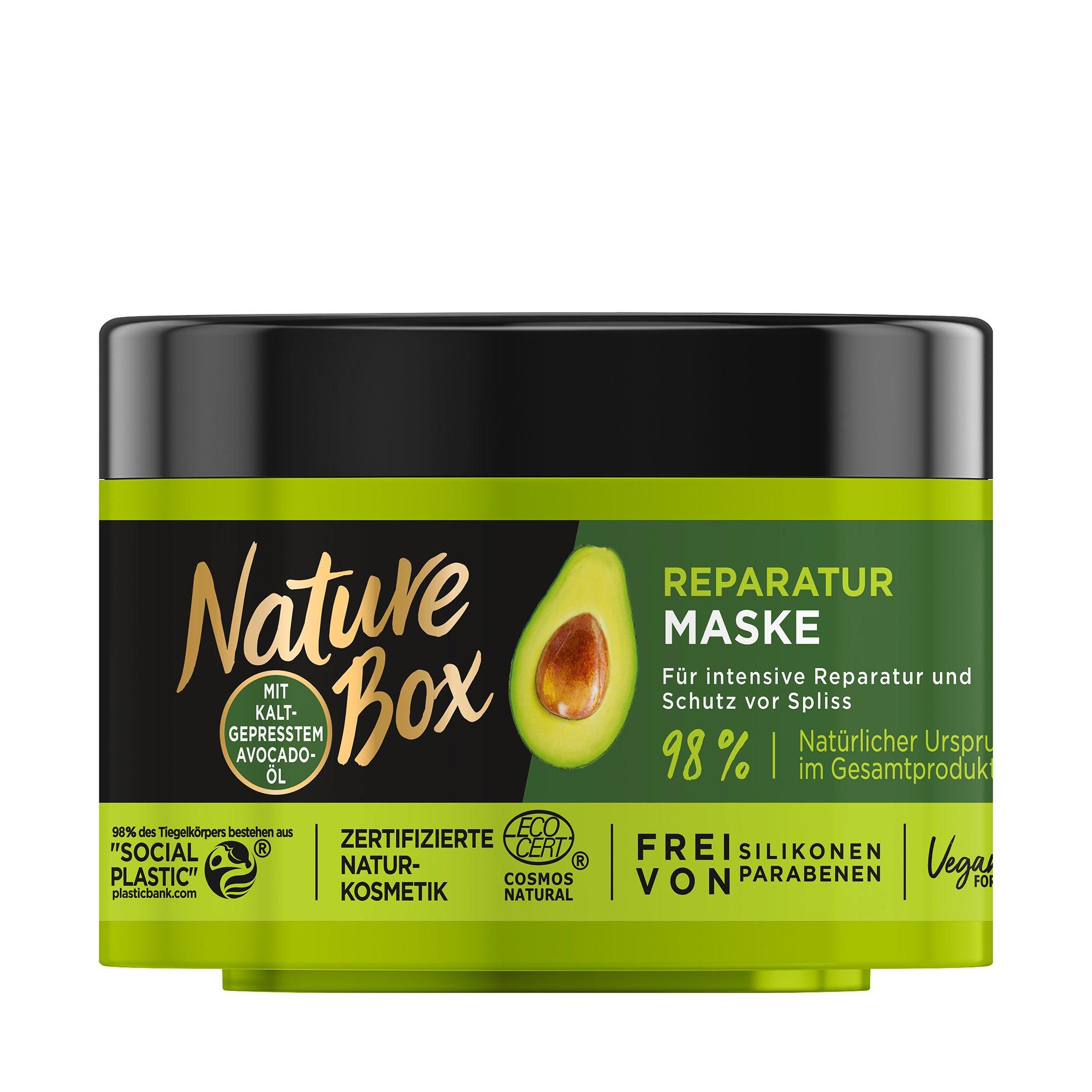 Image of NATURE BOX Avocado Reparatur Maske Avocado-Öl - 200ml