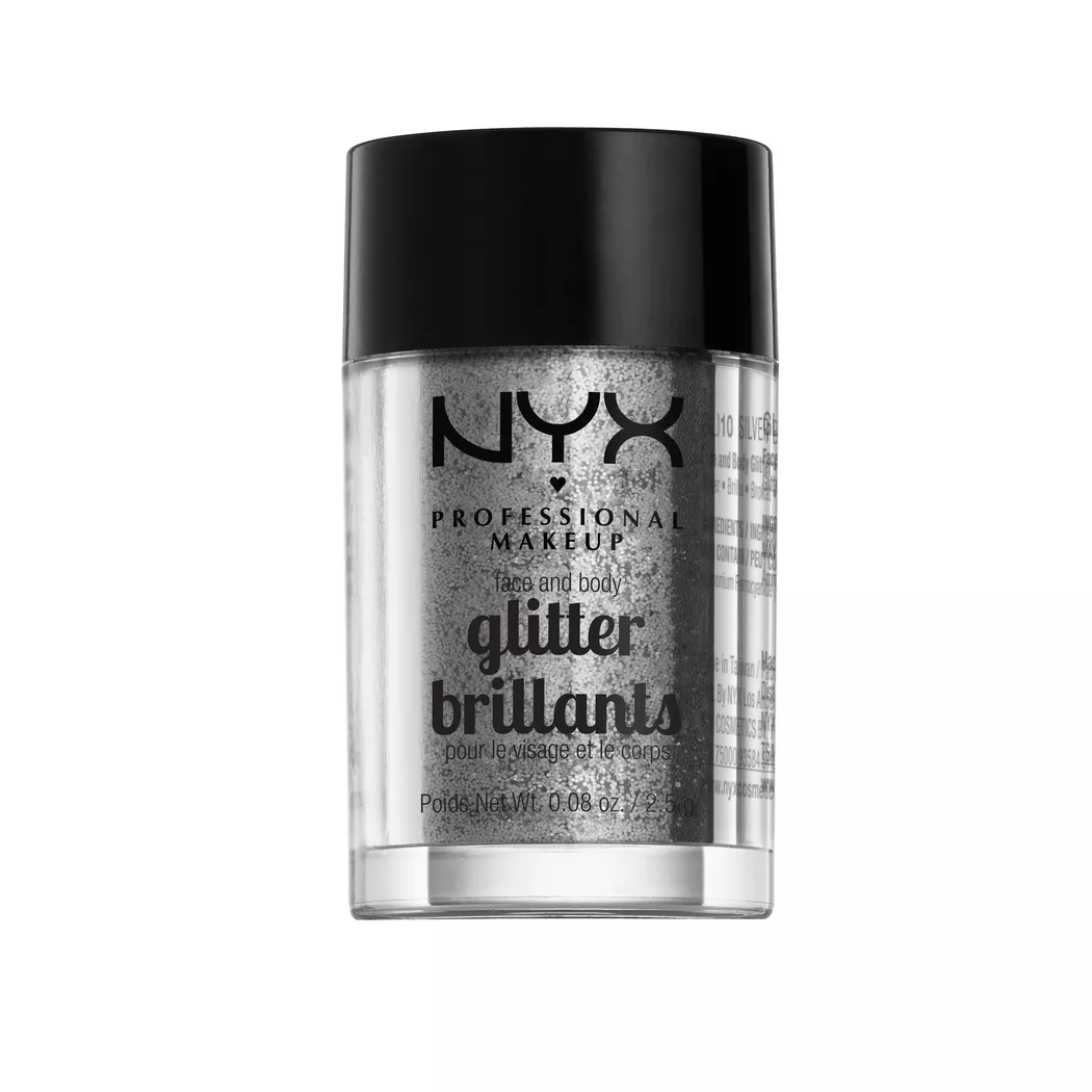 NYX Professional Makeup Face & Body Glitter 10 Silver
