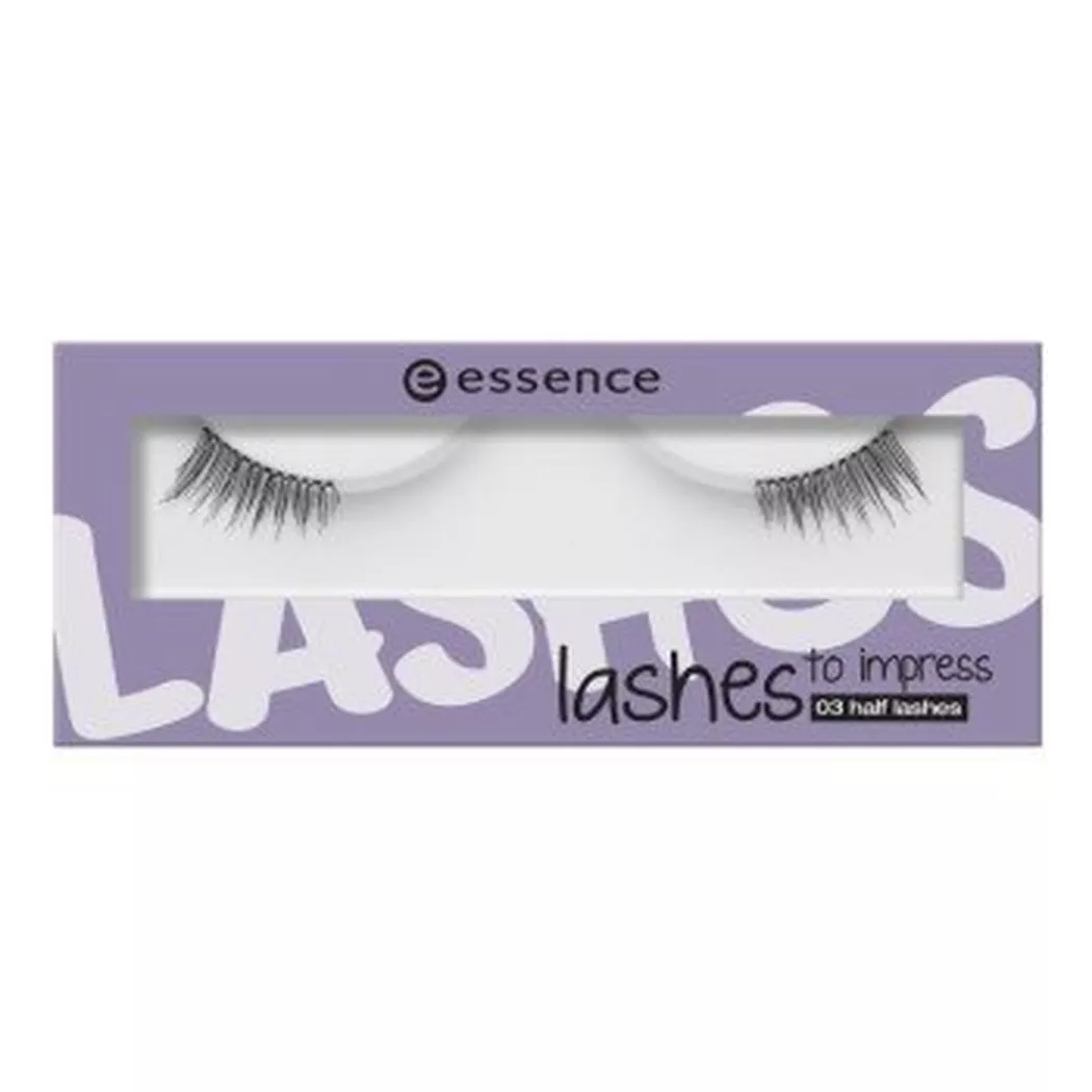 Essence - Lashes To Impress 03 halber Wimpernbogen, 1 ml, Schwarz 2