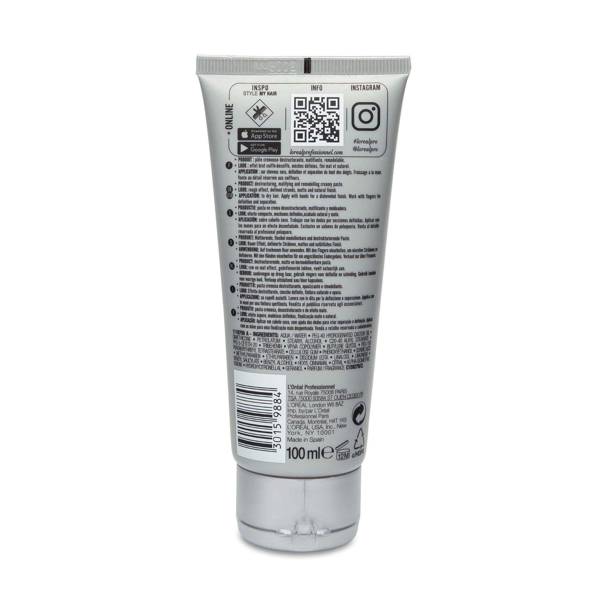 L'Oréal Professionnel FIX DESIGN TECNI DEPOLISH SPRAY Tecni.Art Depolish Destructuring Paste Rough Effect 