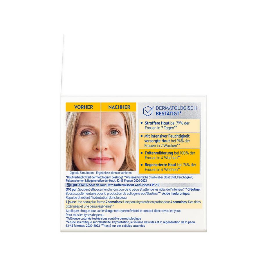 NIVEA Q10 Power Anti-Falten Visage Q10plus Anti-Rides Crème de Jour 