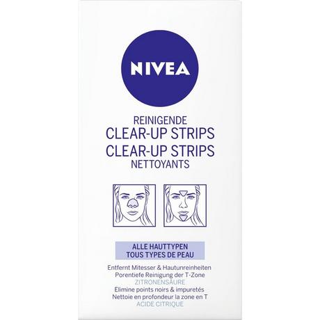 NIVEA Nose + Face Strips nettoyants Clear-up   
