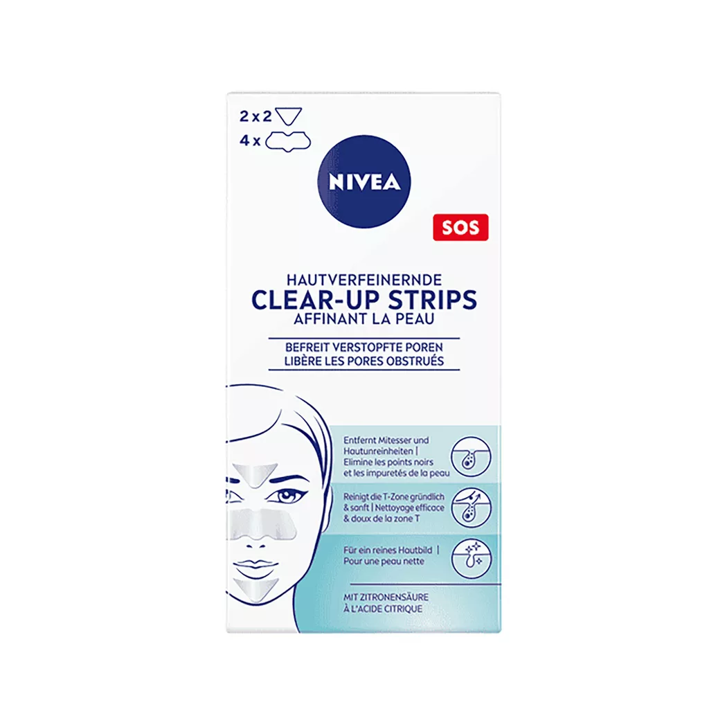 Nivea Reinigende Clear-up Strips Porentiefe Reinigung