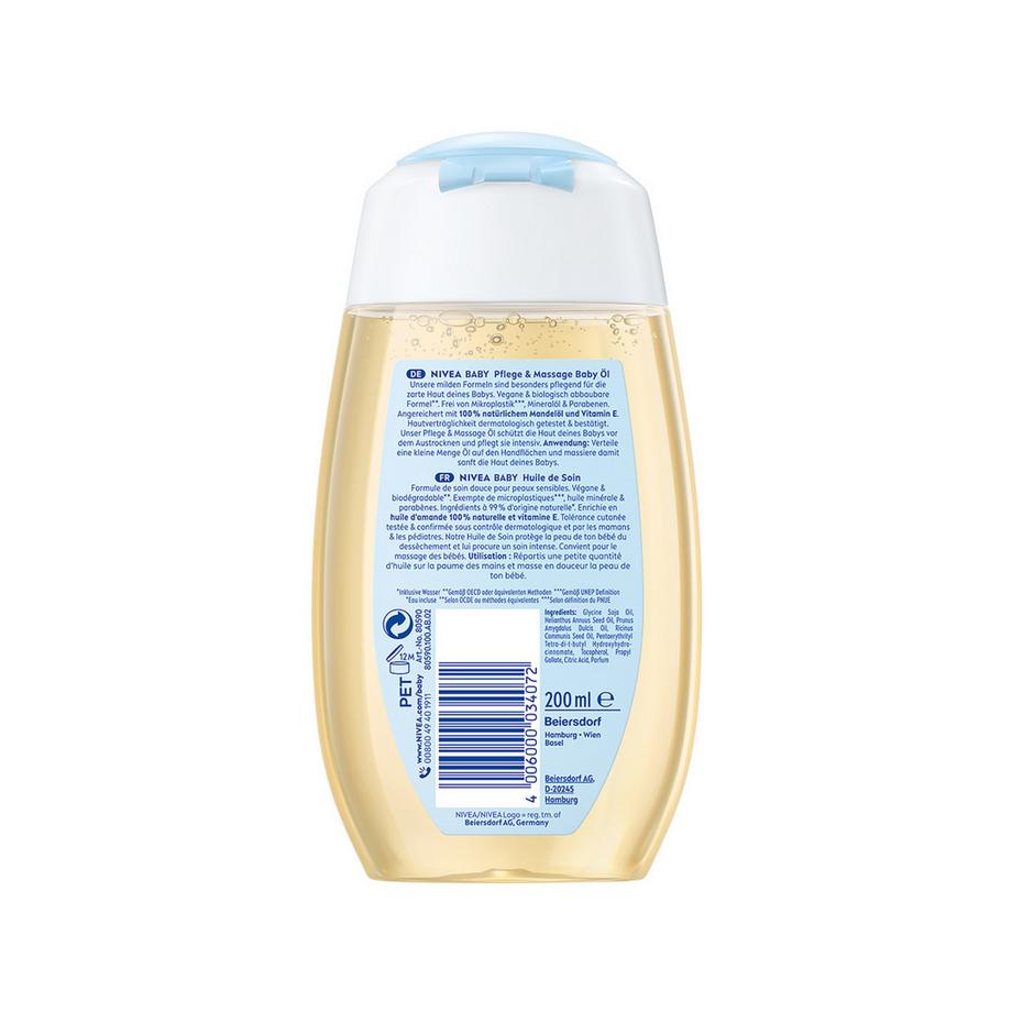NIVEA Baby Pflegeöl Streichelzart Huile de soin Baby 