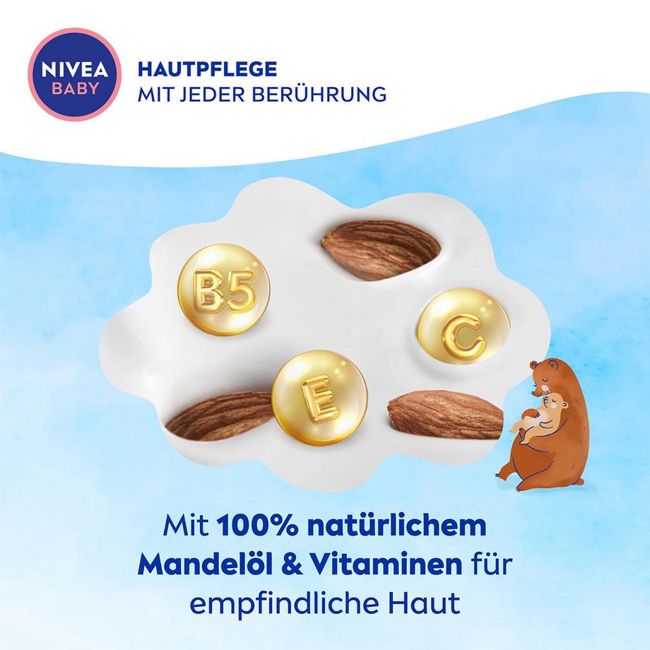 NIVEA Baby Pflegeöl Streichelzart Huile de soin Baby 