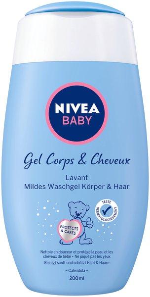 Image of NIVEA Baby Haar & Körper Baby Mildes Waschgel Haar & Körper - 200ml