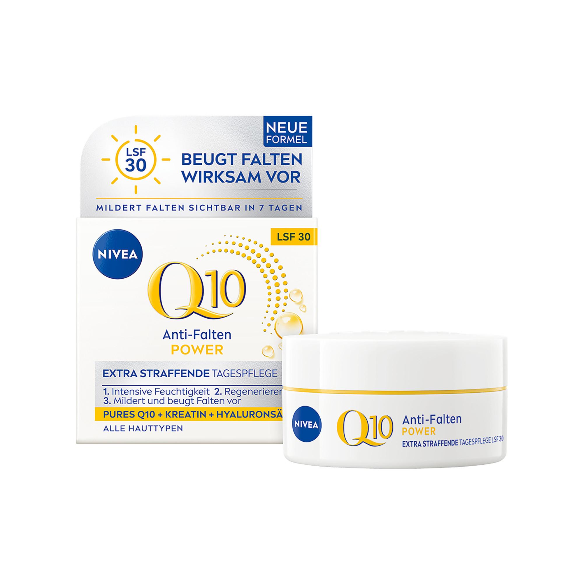 NIVEA Q10 Power LSF 30 Face Q10 Power Crème de Jour Protectrice Anti-Rides FPS 30 