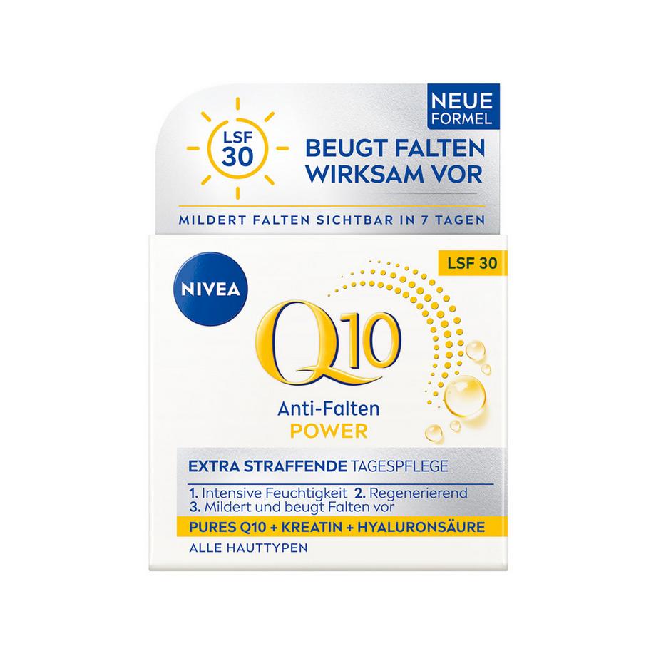 NIVEA Q10 Power LSF 30 Face Q10 Power Anti-Falten Schützende Tagescreme LSF 30 