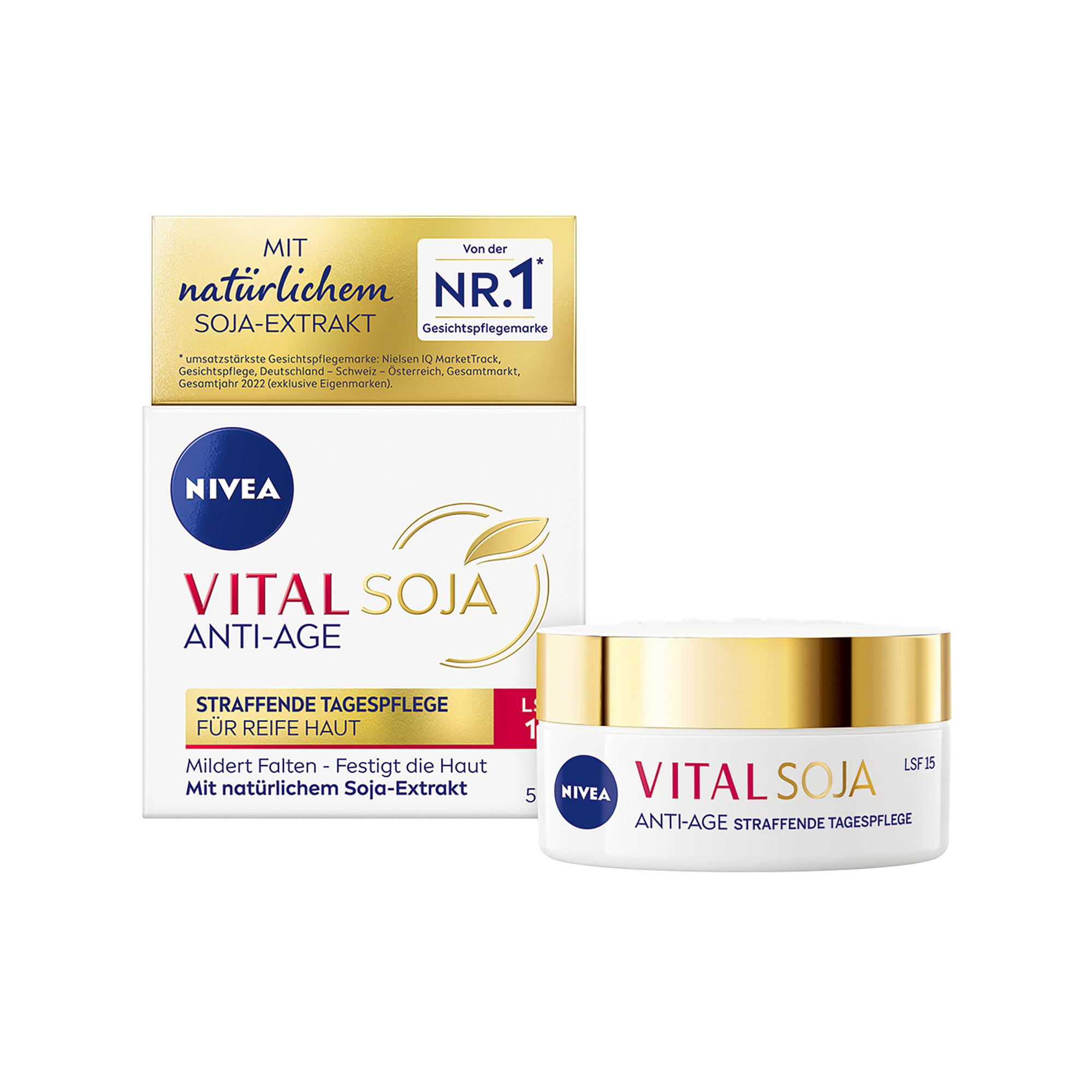 NIVEA Vital Soja LSF 30 Face Vital Soja Anti-Age Crème de Jour FPS 30 