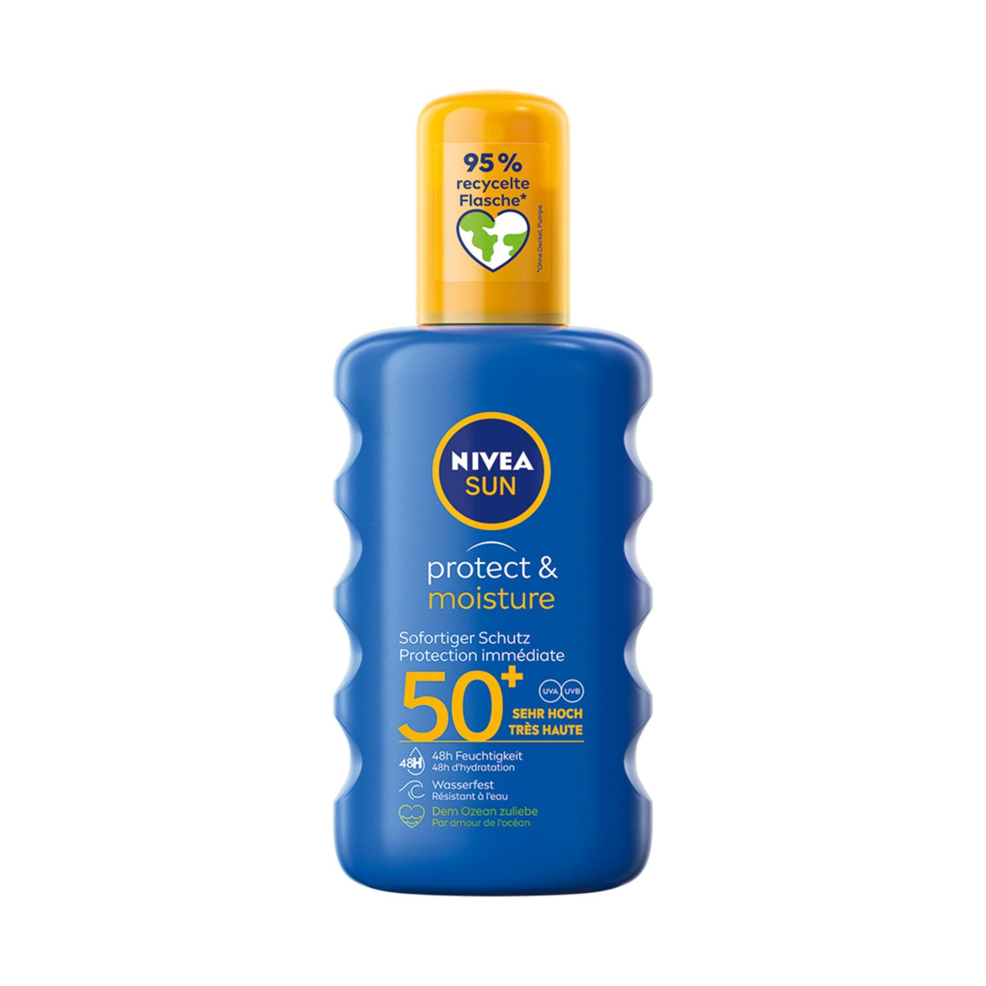 NIVEA SUN Sun Spray Protect&Moisture LSF 50+ Sun Protect & Moisture Spray SPF 50+ 