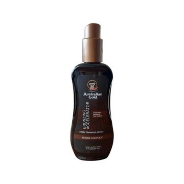 Dark Tanning Accelerator, Spray Gel Con Bronzer