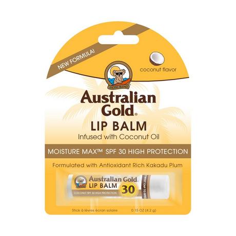 Australian Gold Lip Balm SPF 30 Protection Solaire Pour Les Lèvres, LSF 30 