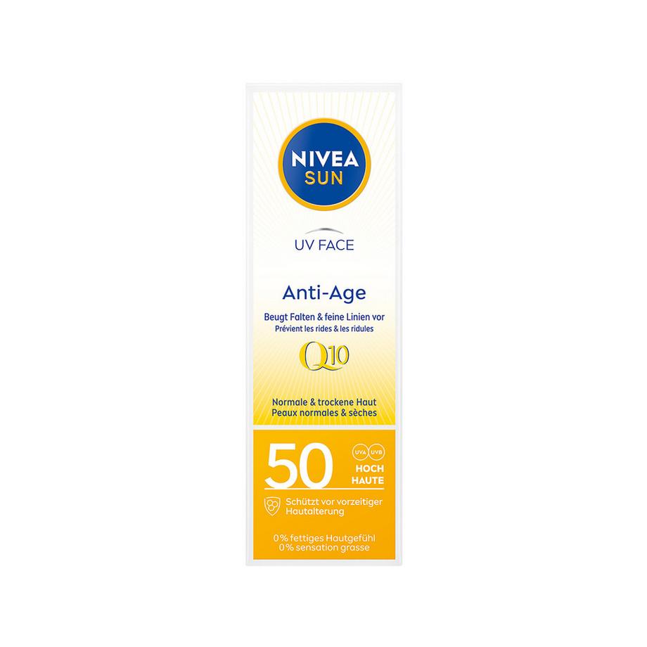 NIVEA SUN Sun Gesicht Anti Age LSF 50 UV Face Anti-Age & Anti-Pigments FPS 50 