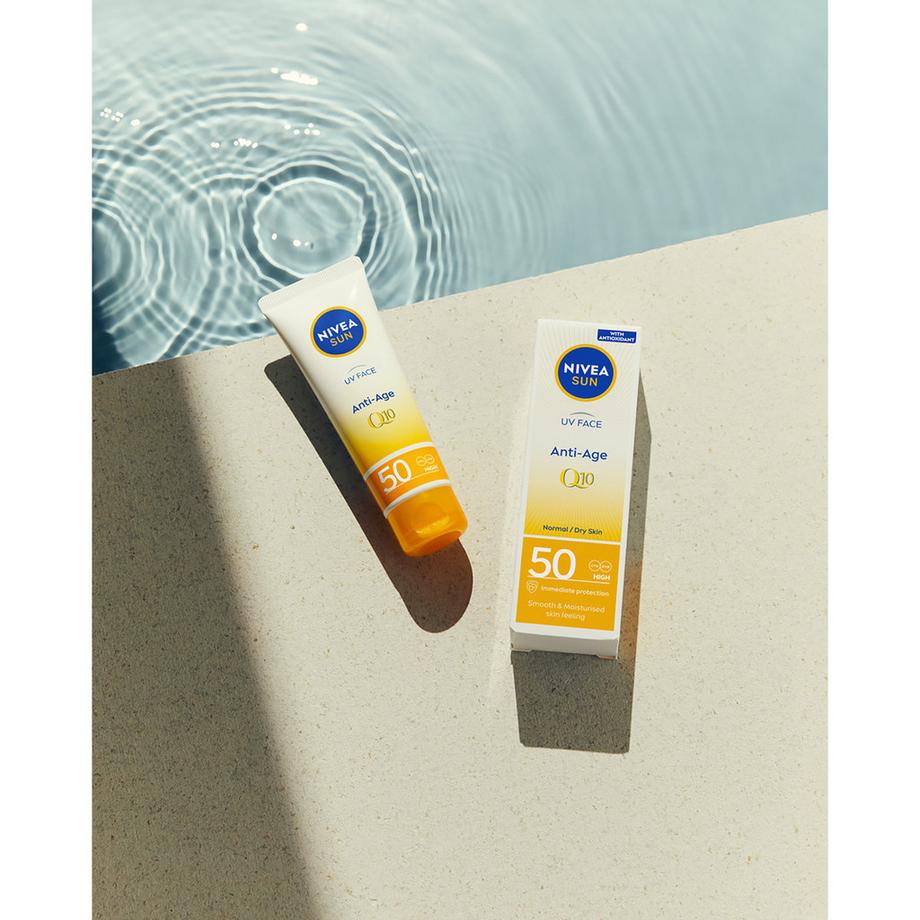 NIVEA SUN Sun Gesicht Anti Age LSF 50 UV Face Anti-Age & Anti-Pigments FPS 50 