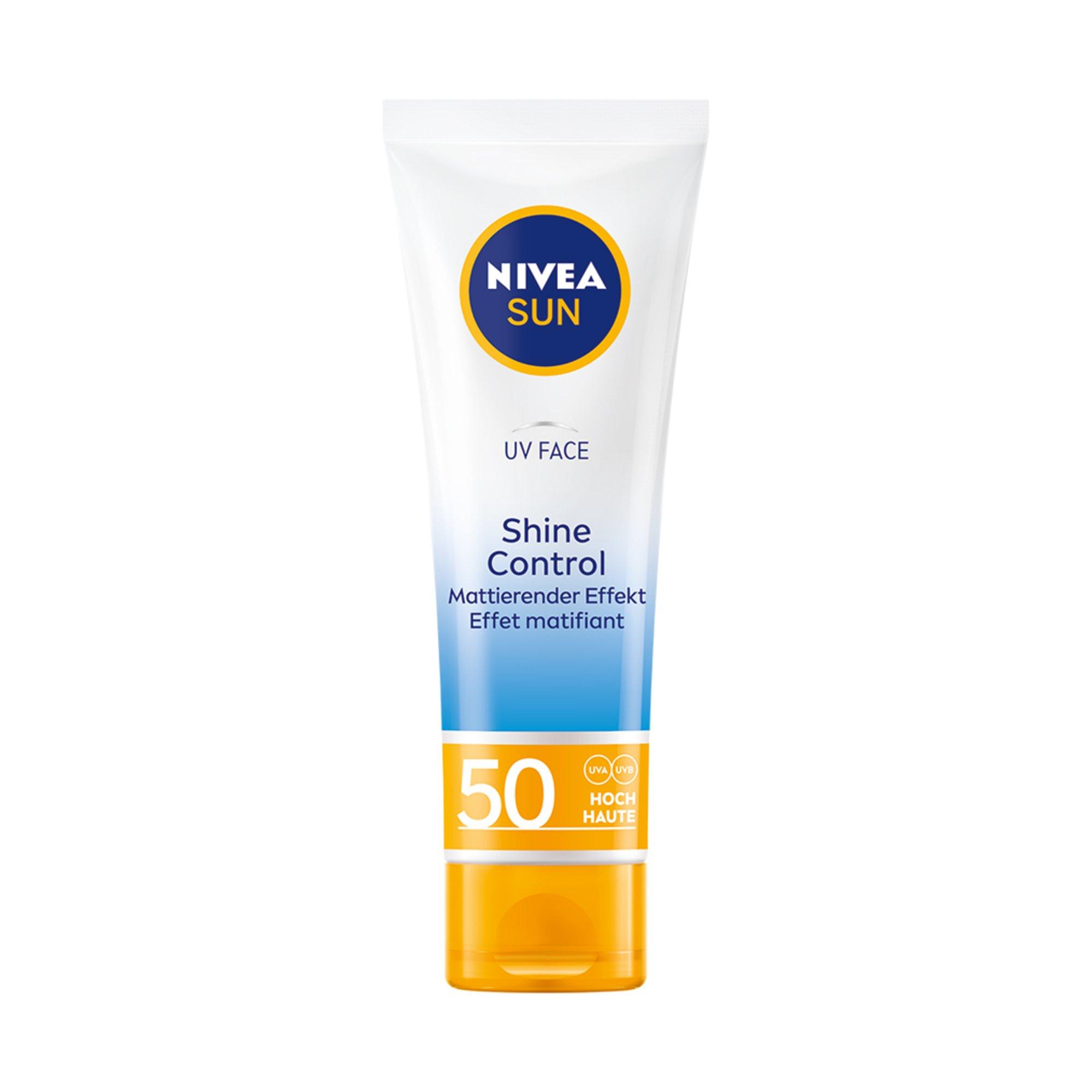 NIVEA SUN Sun Gesicht Shine Control LSF 50 UV Face Shine Control FPS 50 