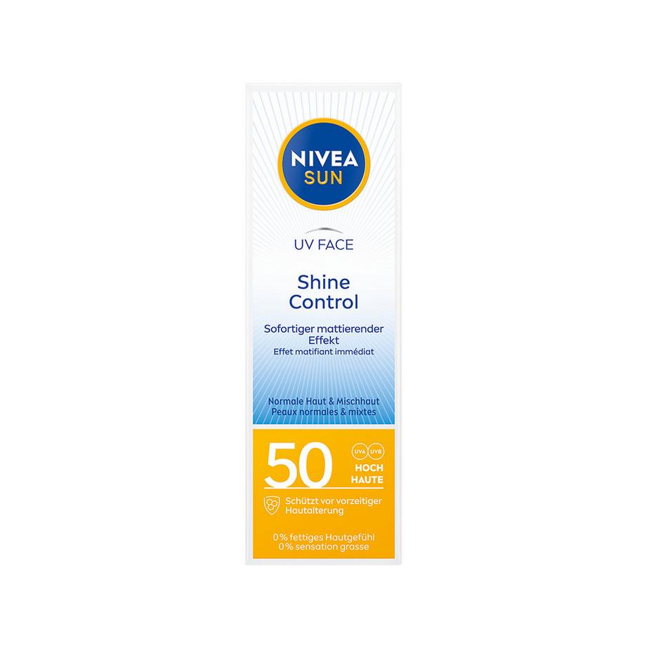 NIVEA SUN Sun Gesicht Shine Control LSF 50 UV Face Shine Control LSF 50 