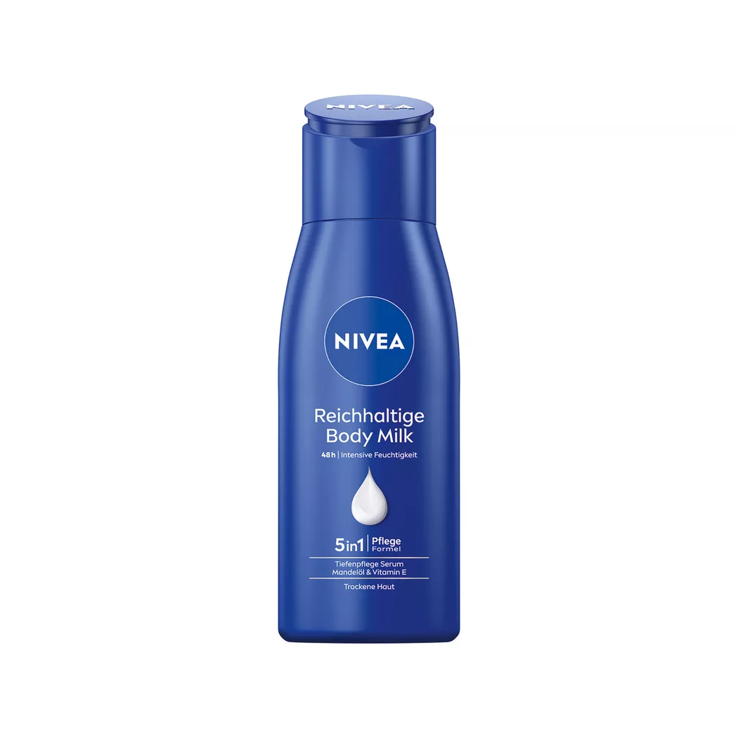 Nivea - Reichhaltige Body Milk Reisegrösse, Reichhaltig, 75 ml