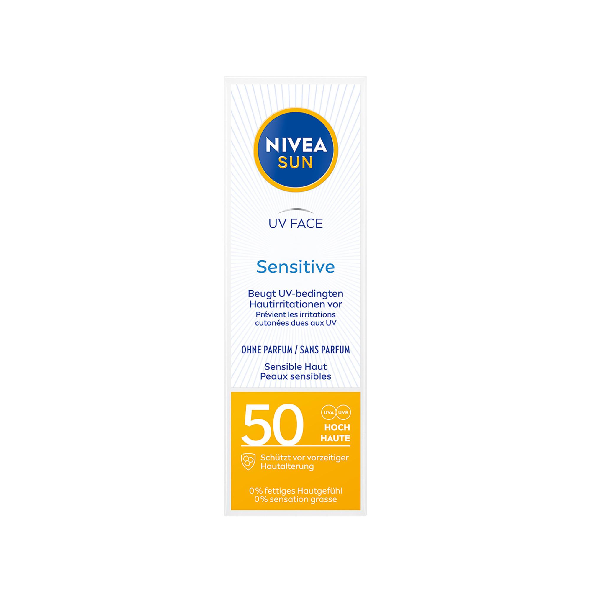 NIVEA SUN Sun Face Sensitive LSF 50 UV Face Sensitive LSF 50 
