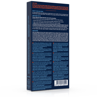 NO HAIR CREW  Kaltwachsstreifen für den Körper – Für Männer 