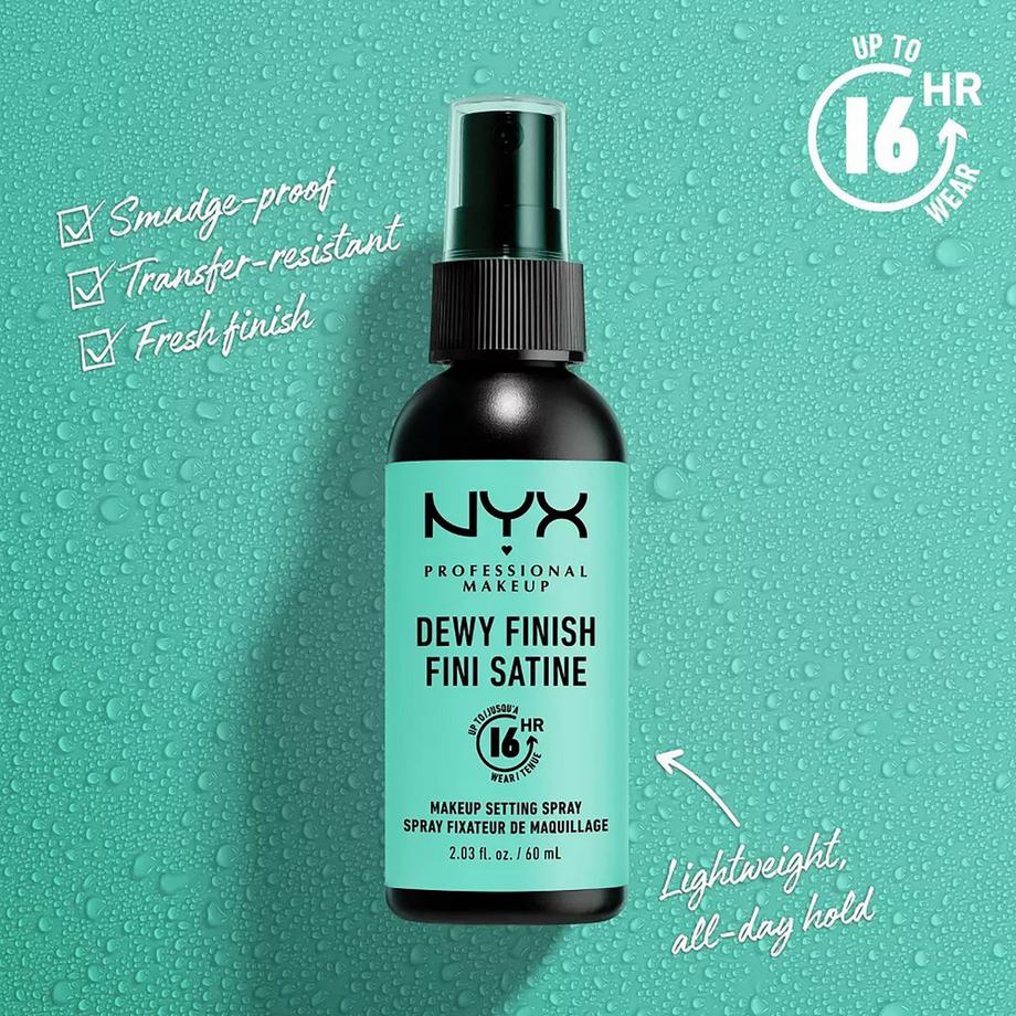 NYX-PROFESSIONAL-MAKEUP  Make-up Setting Spray Dewy Finish 