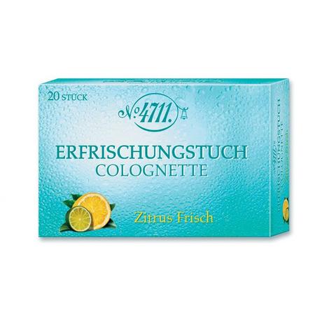 EKW KÖLNISCH WASSER 4711 Kölnisch Wasser Erfrischungstücher Colognette 
