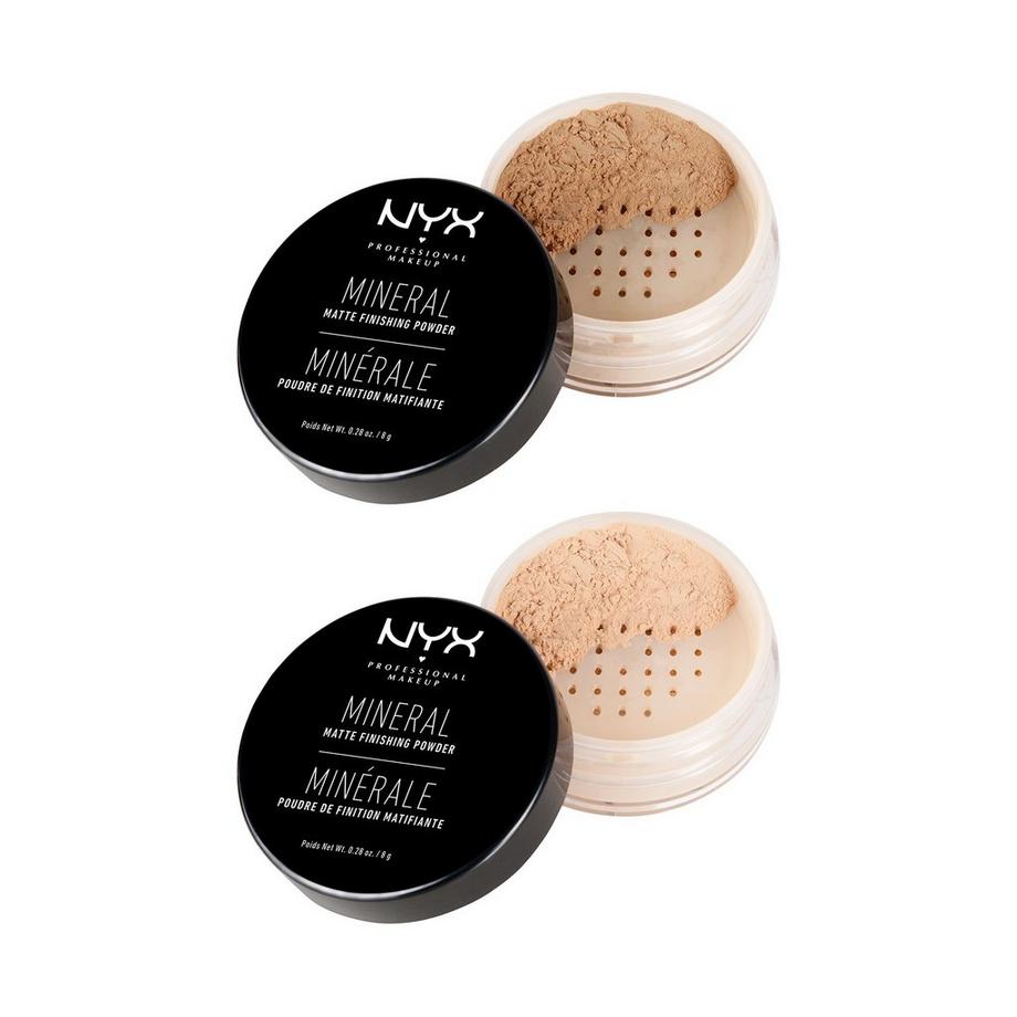 NYX-PROFESSIONAL-MAKEUP  Mineral Finishing Powder - Light/Medium 
