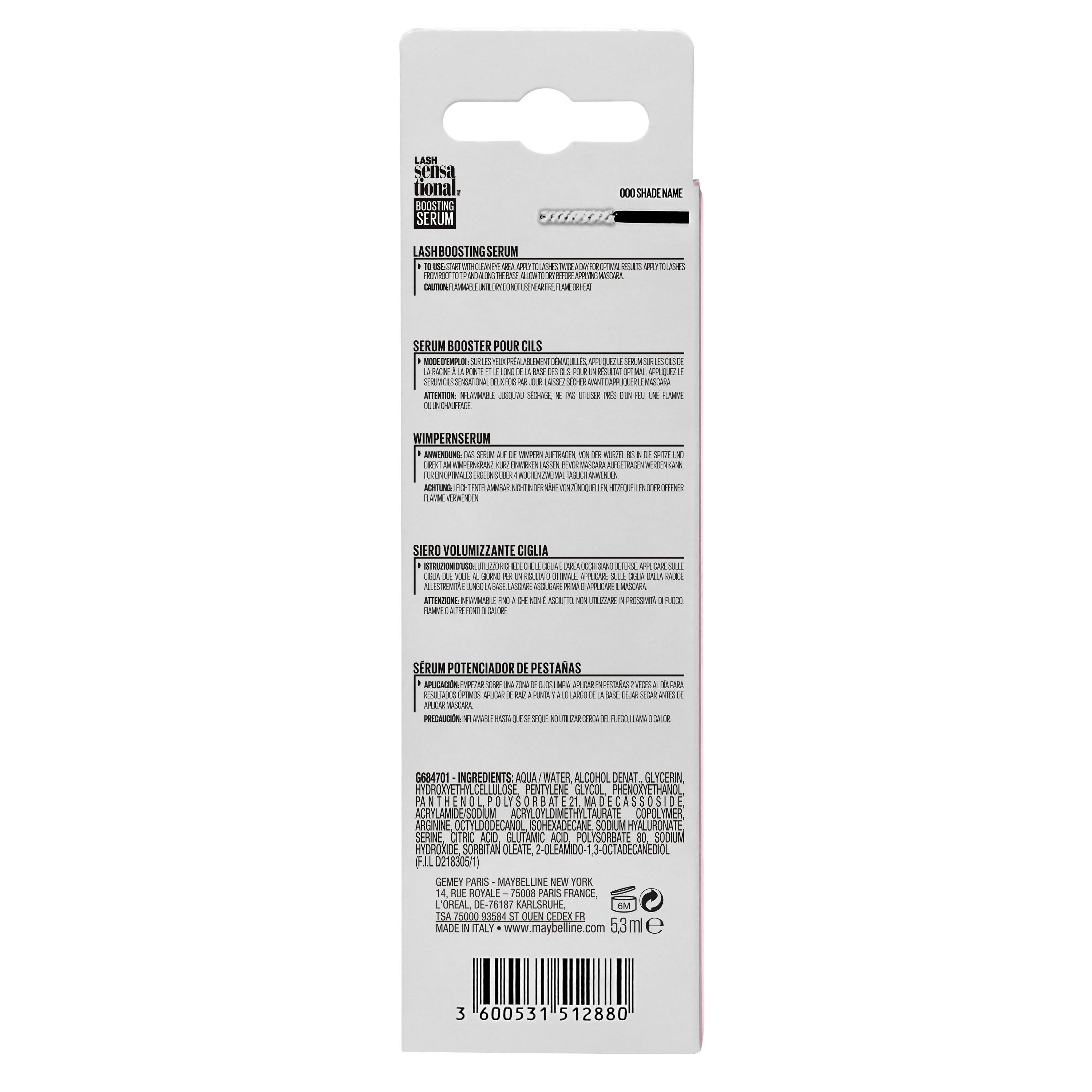 MAYBELLINE  Lash Sensational Boosting Serum 