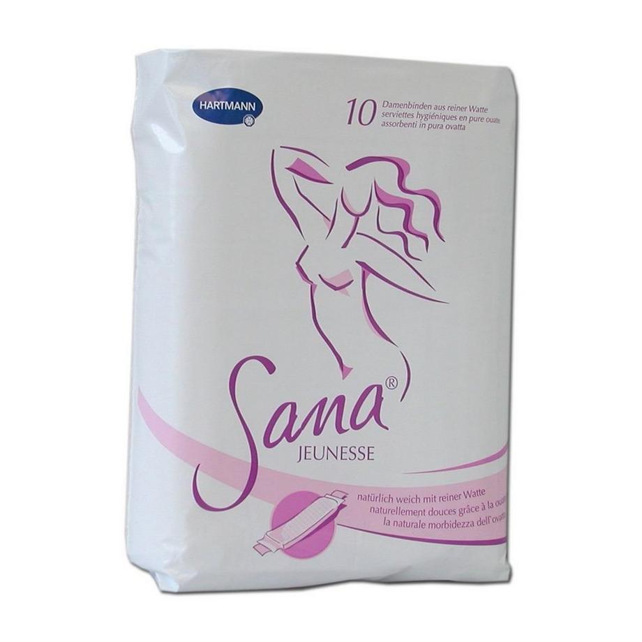 Damenbinden aus reiner Watte Jeunesse 