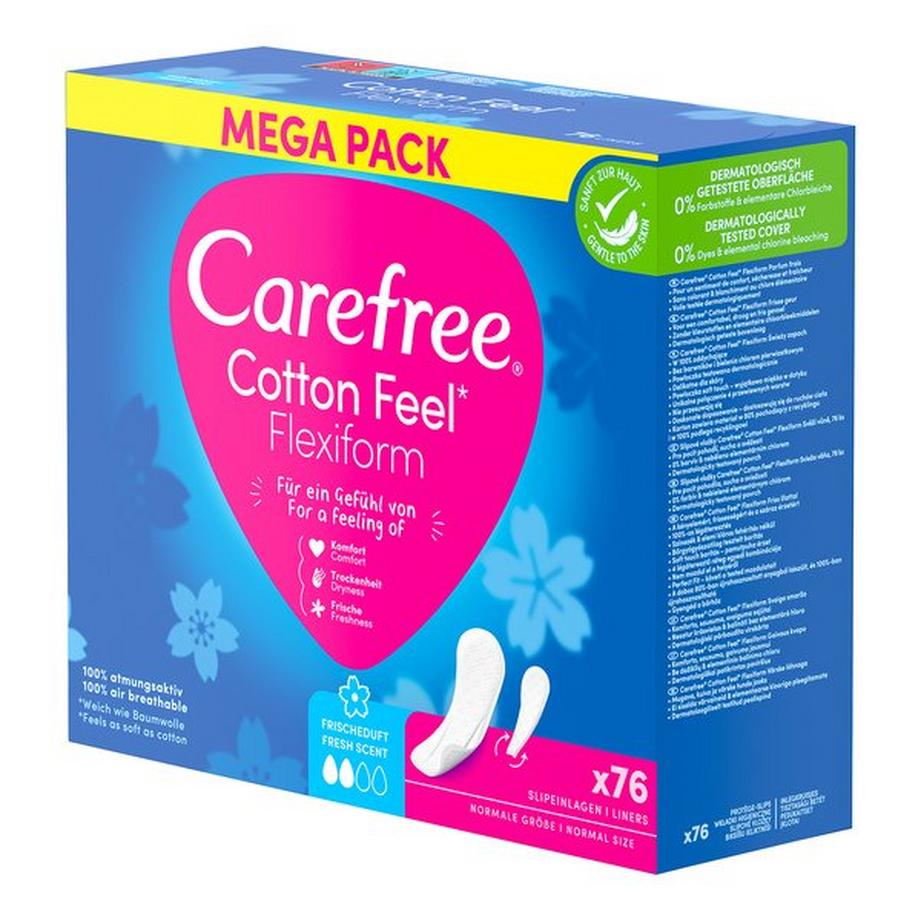 Carefree  Cotton Feel Flexiform Frischeduft Slipeinlagen 